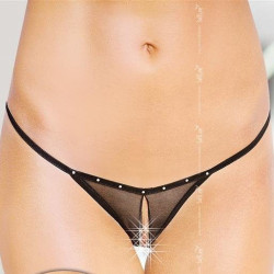Softline String ouvert Galina Noir